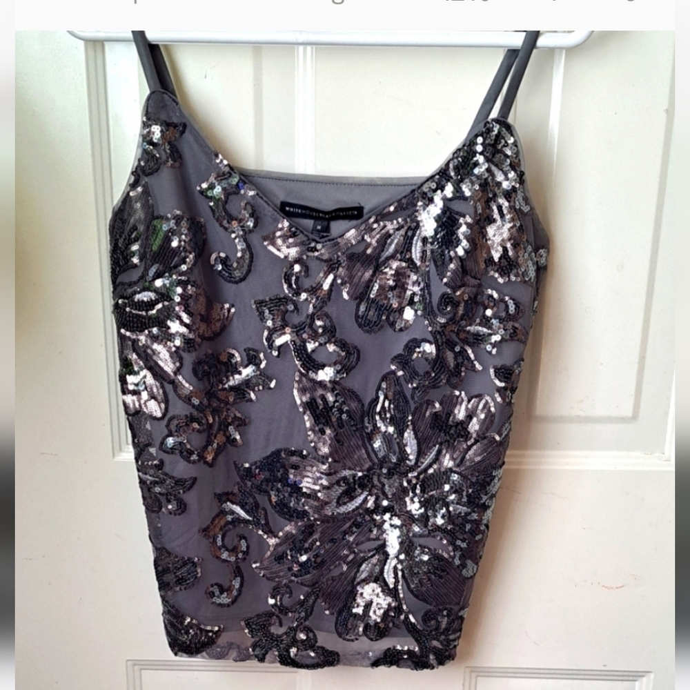 Sequined camisole top. - Picture 4 of 4